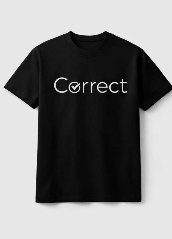 "Correct" Minimalist Graphic Tee