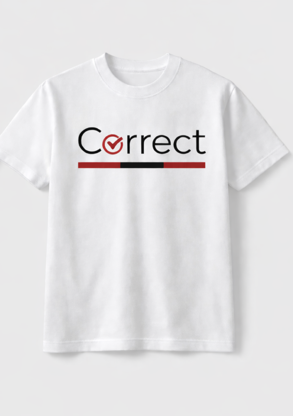 "Correct" Signature Racing Stripe Tee